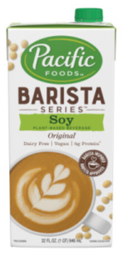 Soy Milk, Organic, Barista, Pacific, 12/32oz