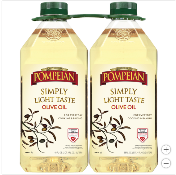 Oil, olive, Pompeian, 2 x 2L