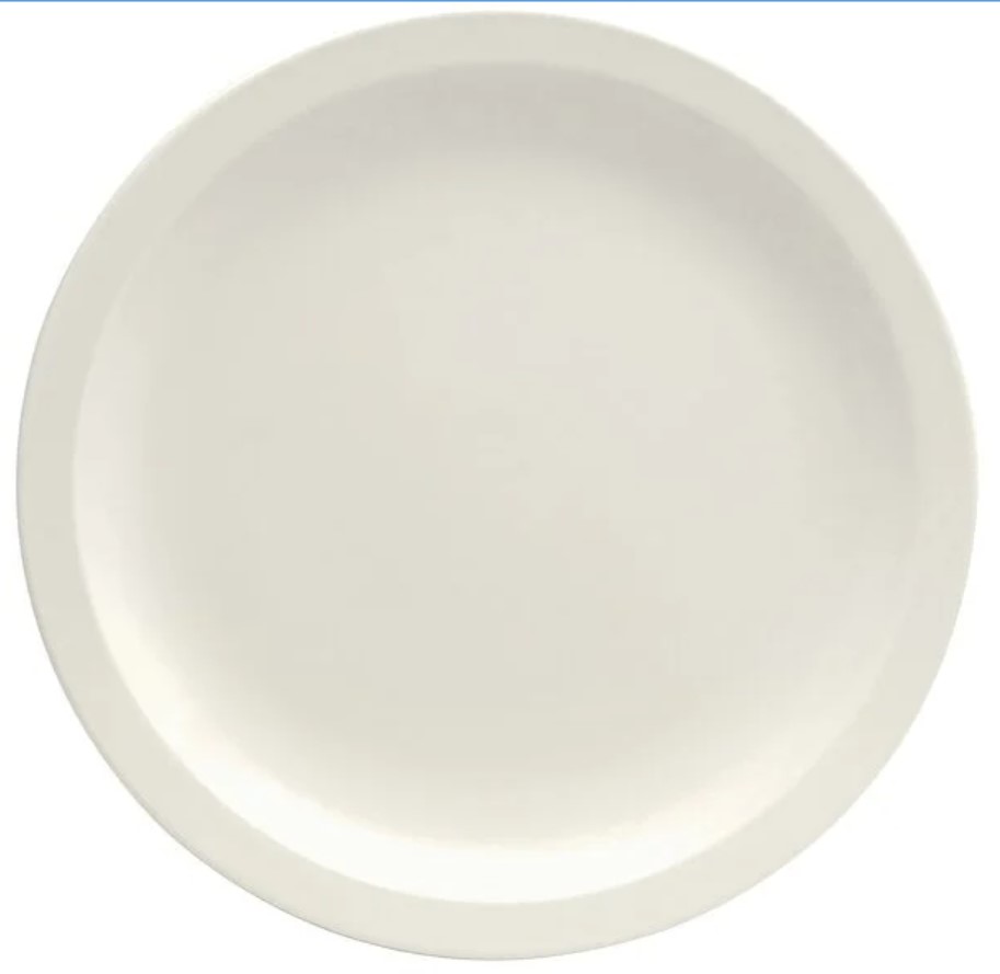 5 1/2" Narrow Rim Porcelain Plate - 36/Case