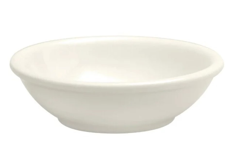 7.5 oz. Rolled Edge Porcelain Fruit Bowl - 36/Case