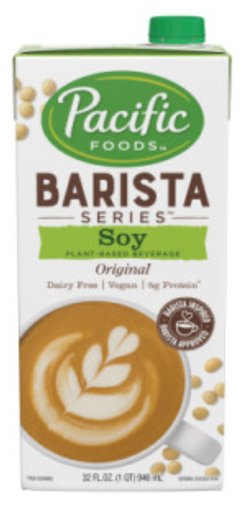 [462] Soy Milk, Organic, Barista, Pacific, 12/32oz