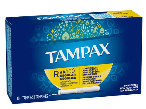 [1218] Tampax Tampons, Regular, 12 * 10ct