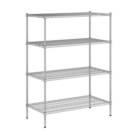 [1263] Sturdy Metal Shelf