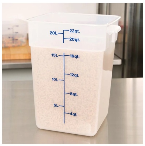 [1707] Rectangular 22qt Container