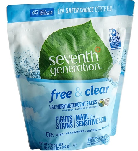 [1781] Detergant, Laundry Packs, 45 count