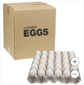 [2705] Eggs, Medium, Cage Free, 15 doz