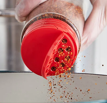 [2706] Spice Jar Lid, 32 oz, RED, 63/485