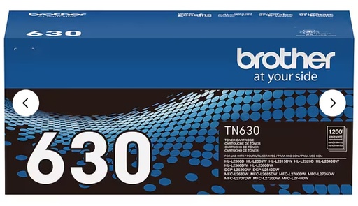 [2708] Brother TN-630, Ink Toner, Black