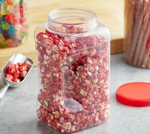 [2719] Square, Jar, 1 Gallon, PET plastic