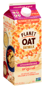 [2751] Oat Milk, Original, Unsweet, Planet Oat, 6/52oz